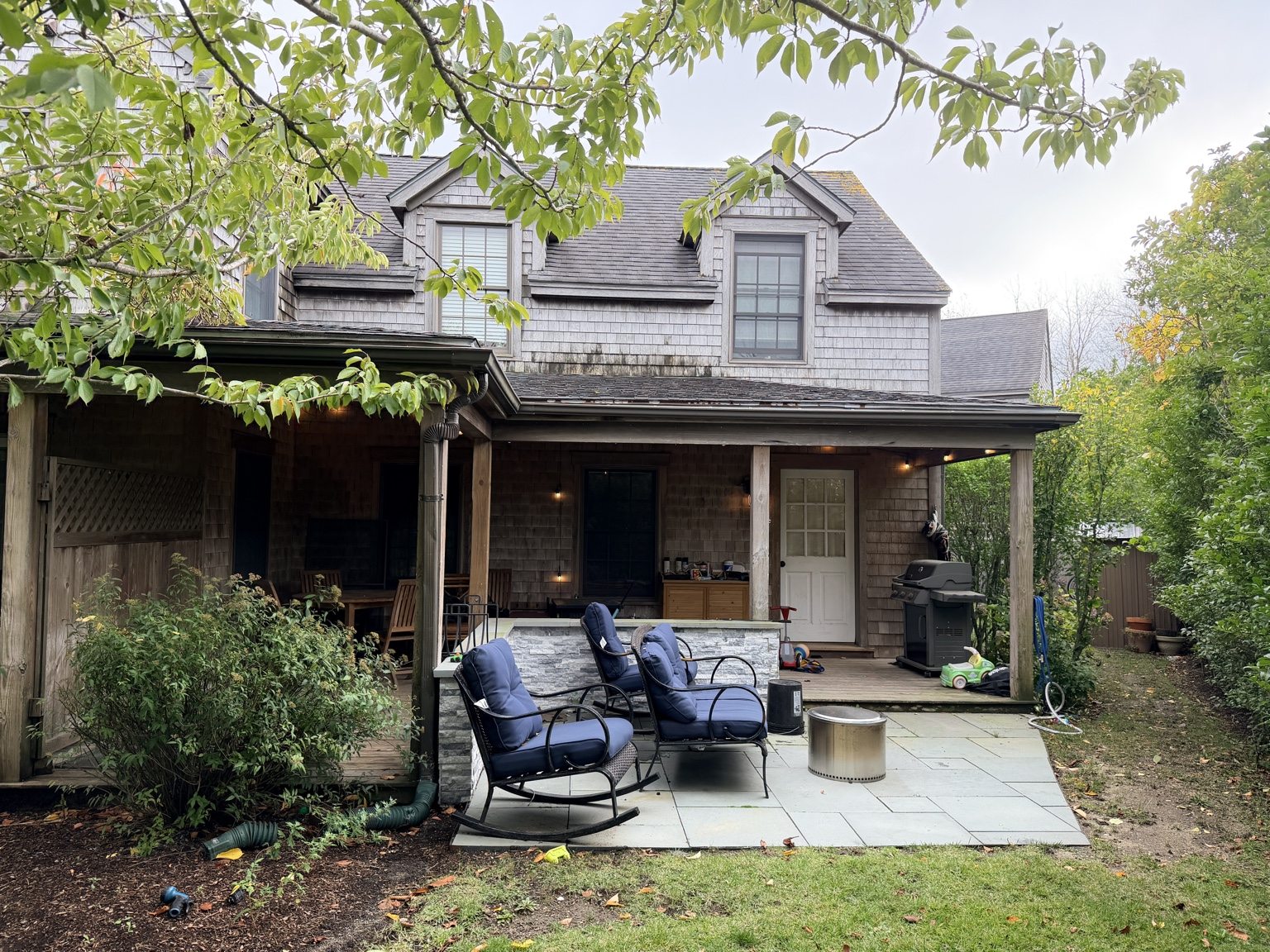 Rear exterior and outdoor living